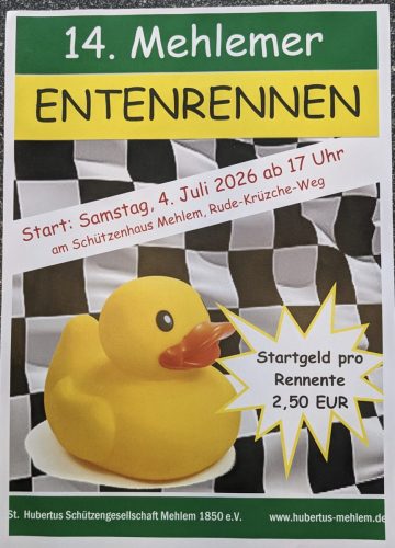 StHubertus 2026 Plakat Entenrennen